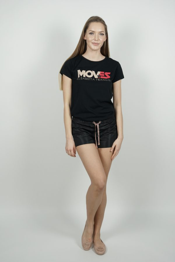 Sportowy t-shirt z linii MOVES Elisabetta Franchi